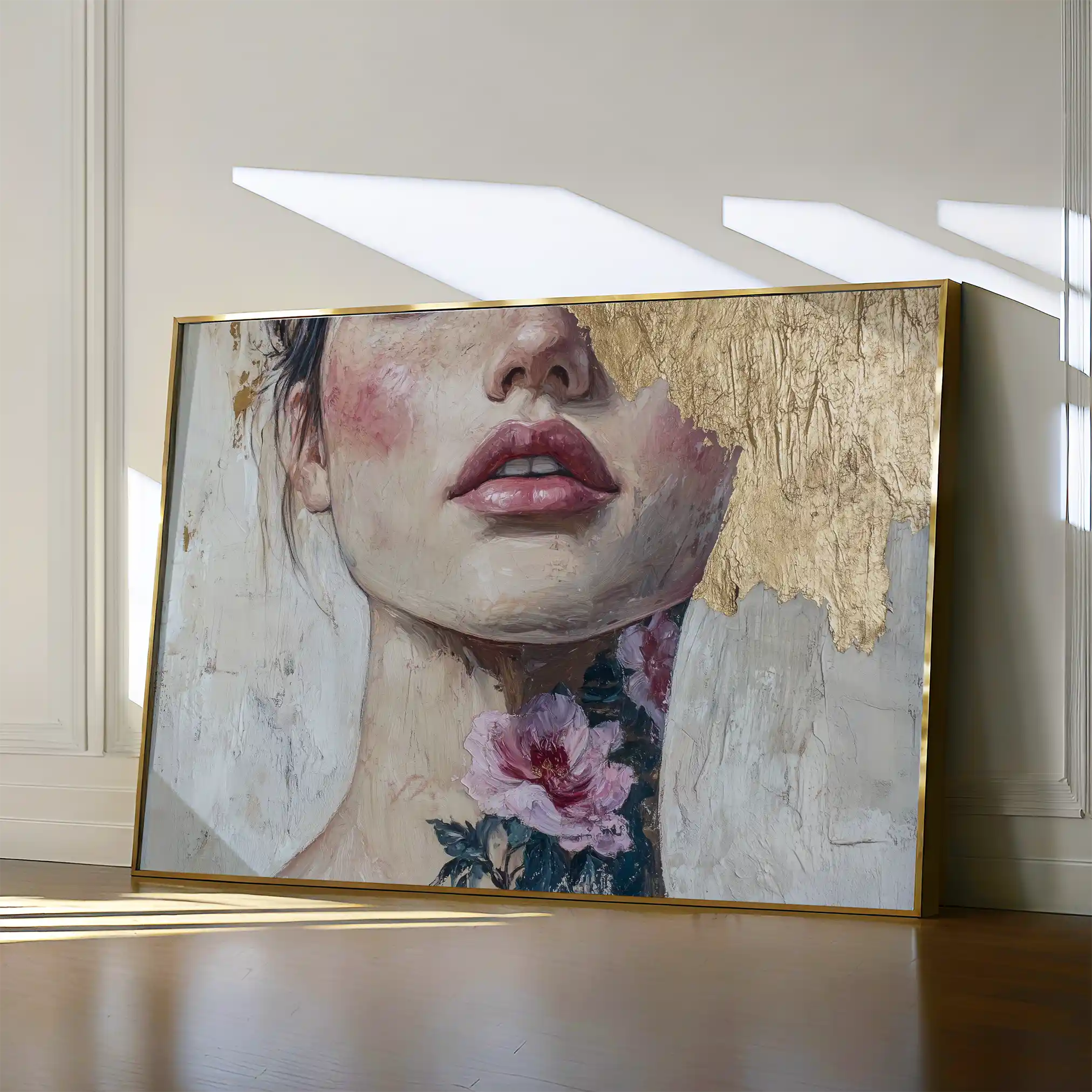 Portrait 121 Canvas Art 60 x 40 cm / Black