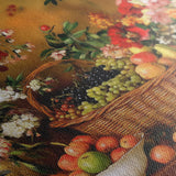 Floral 1210 Canvas Art 18" x 24" / 45 x 60 cm / Black