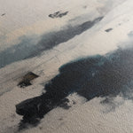 Abstract 1211 Canvas Art 16" x 16" / 40 x 40 cm / Black