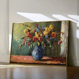 Floral 1211 Canvas Art 18" x 24" / 45 x 60 cm / Black