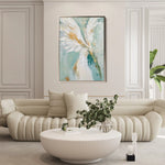 Floral 1212 Canvas Art 60 x 40 cm / Black