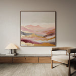 Abstract 1213 Canvas Art 16" x 16" / 40 x 40 cm / Black