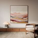 Abstract 1213 Canvas Art 60 x 60 cm / Black