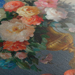 Floral 1214 Canvas Art 18" x 24" / 45 x 60 cm / Black