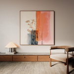 Abstract 1215 Canvas Art 60 x 60 cm / Black
