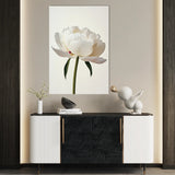 Floral 1216 Canvas Art 18" x 24" / 45 x 60 cm / Black