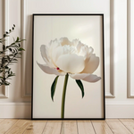 Floral 1216 Canvas Art 60 x 40 cm / Black