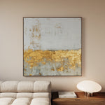 Abstract 1217 Canvas Art 16" x 16" / 40 x 40 cm / Black