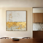 Abstract 1217 Canvas Art 16" x 16" / 40 x 40 cm / Black