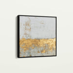 Abstract 1217 Canvas Art 16" x 16" / 40 x 40 cm / Black