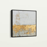 Abstract 1217 Canvas Art 16" x 16" / 40 x 40 cm / Black