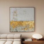 Abstract 1217 Canvas Art 60 x 60 cm / Black