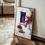 Floral 1218 Canvas Art 18" x 24" / 45 x 60 cm / Black
