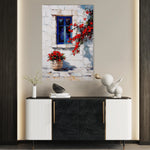 Floral 1218 Canvas Art 18" x 24" / 45 x 60 cm / Black