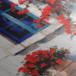 Floral 1218 Canvas Art 18" x 24" / 45 x 60 cm / Black