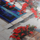 Floral 1218 Canvas Art 18" x 24" / 45 x 60 cm / Black