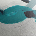 Abstract 1219 Canvas Art 60 x 60 cm / Black