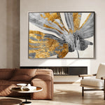 Abstract 122 Canvas Art 18" x 24" / 45 x 60 cm / Black