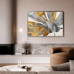 Abstract 122 Canvas Art 18" x 24" / 45 x 60 cm / Black