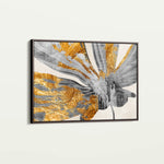 Abstract 122 Canvas Art 18" x 24" / 45 x 60 cm / Black