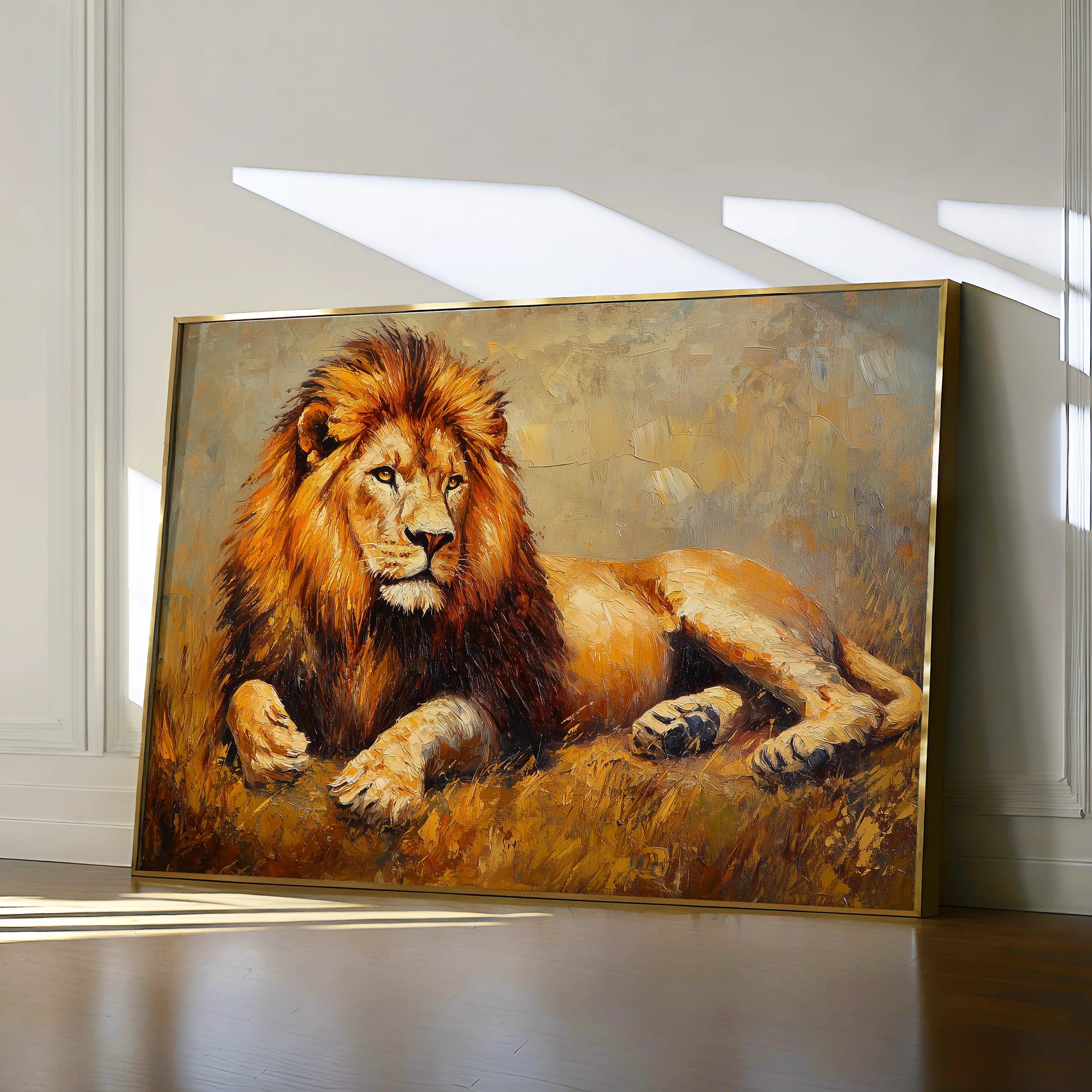 Animals 122 Canvas Art 18" x 24" / 45 x 60 cm / Black