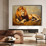 Animals 122 Canvas Art 18" x 24" / 45 x 60 cm / Black
