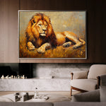 Animals 122 Canvas Art 18" x 24" / 45 x 60 cm / Black