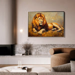 Animals 122 Canvas Art 18" x 24" / 45 x 60 cm / Black