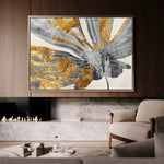 Abstract 122 Canvas Art 60 x 40 cm / Black