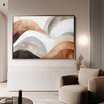 Boho 122 Canvas Art 18" x 24" / 45 x 60 cm / Black