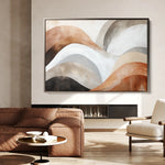 Boho 122 Canvas Art 18" x 24" / 45 x 60 cm / Black