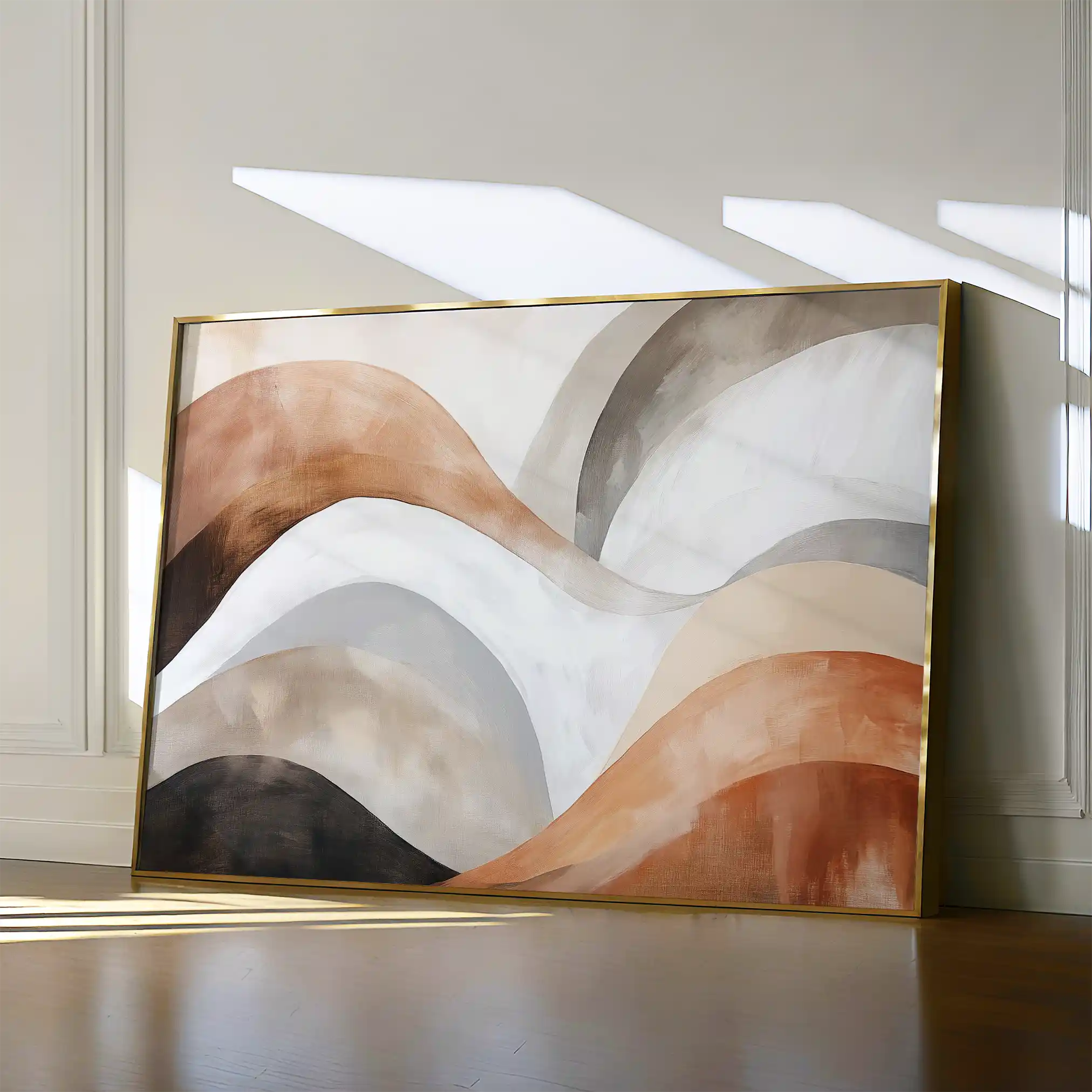 Boho 122 Canvas Art 60 x 40 cm / Black