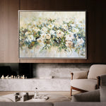 Floral 122 Canvas Art 18" x 24" / 45 x 60 cm / Black
