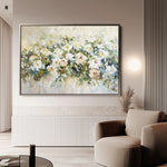 Floral 122 Canvas Art 18" x 24" / 45 x 60 cm / Black