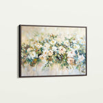 Floral 122 Canvas Art 18" x 24" / 45 x 60 cm / Black