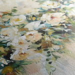 Floral 122 Canvas Art 18" x 24" / 45 x 60 cm / Black