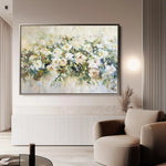 Floral 122 Canvas Art 60 x 40 cm / Black