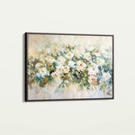 Floral 122 Canvas Art 60 x 40 cm / Black
