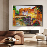 Landscape 122 Canvas Art 18" x 24" / 45 x 60 cm / Black