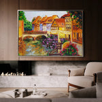 Landscape 122 Canvas Art 18" x 24" / 45 x 60 cm / Black