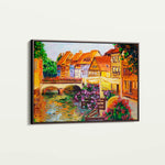 Landscape 122 Canvas Art 18" x 24" / 45 x 60 cm / Black