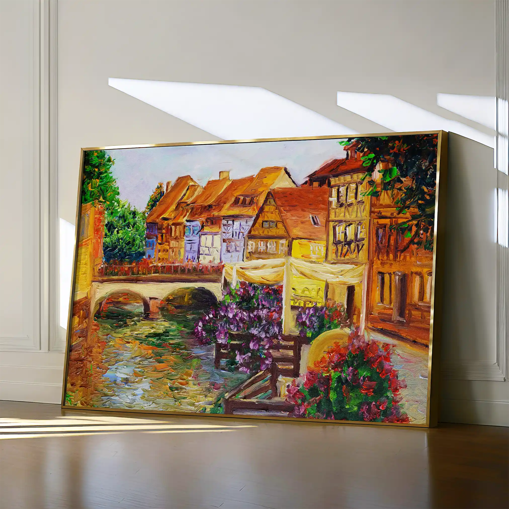 Landscape 122 Canvas Art 60 x 40 cm / Black