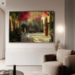 Orientalist 122 Canvas Art 18" x 24" / 45 x 60 cm / Black