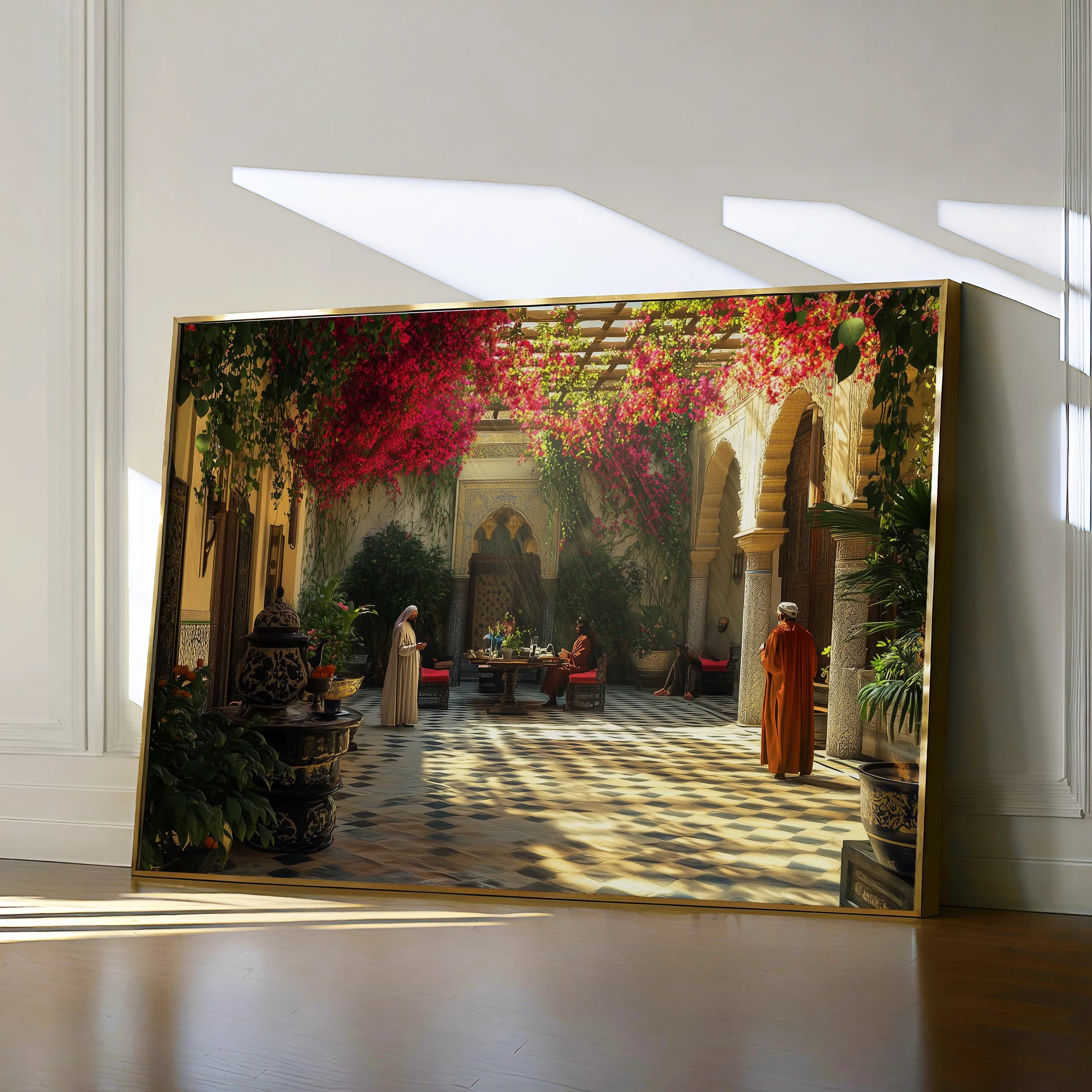 Orientalist 122 Canvas Art 18" x 24" / 45 x 60 cm / Black
