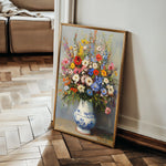 Floral 1220 Canvas Art 18" x 24" / 45 x 60 cm / Black