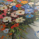 Floral 1220 Canvas Art 18" x 24" / 45 x 60 cm / Black