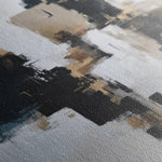 Abstract 1221 Canvas Art 60 x 60 cm / Black