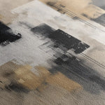 Abstract 1222 Canvas Art 60 x 60 cm / Black