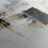 Abstract 1223 Canvas Art 16" x 16" / 40 x 40 cm / Black