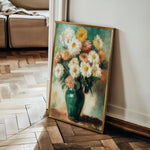 Floral 1225 Canvas Art 18" x 24" / 45 x 60 cm / Black